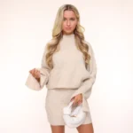 Beige Knitted - Skirt