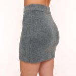 Dark Grey Knitted - Skirt