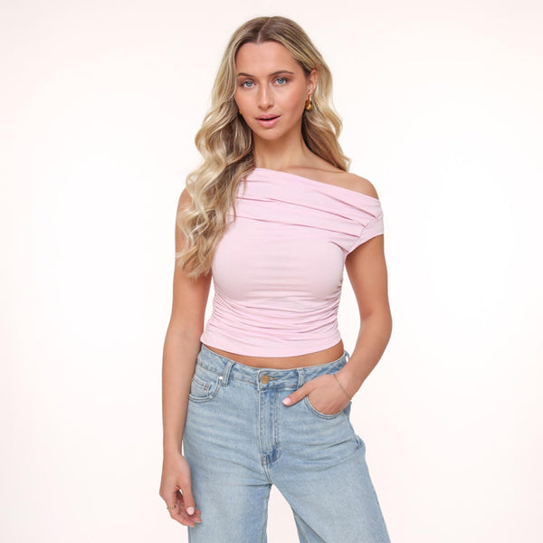 KLEDING-LICHTROZE-GEDRAPEERDE-KO