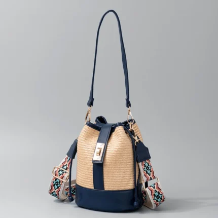 Straw Bag for women Woven Crossbody Shoulder Bags Satchel Handbag Purse for Summer
